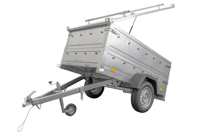 REMORQUE AVEC CAPOT GARDEN TRAILER 200 KIPP 200X106 CM